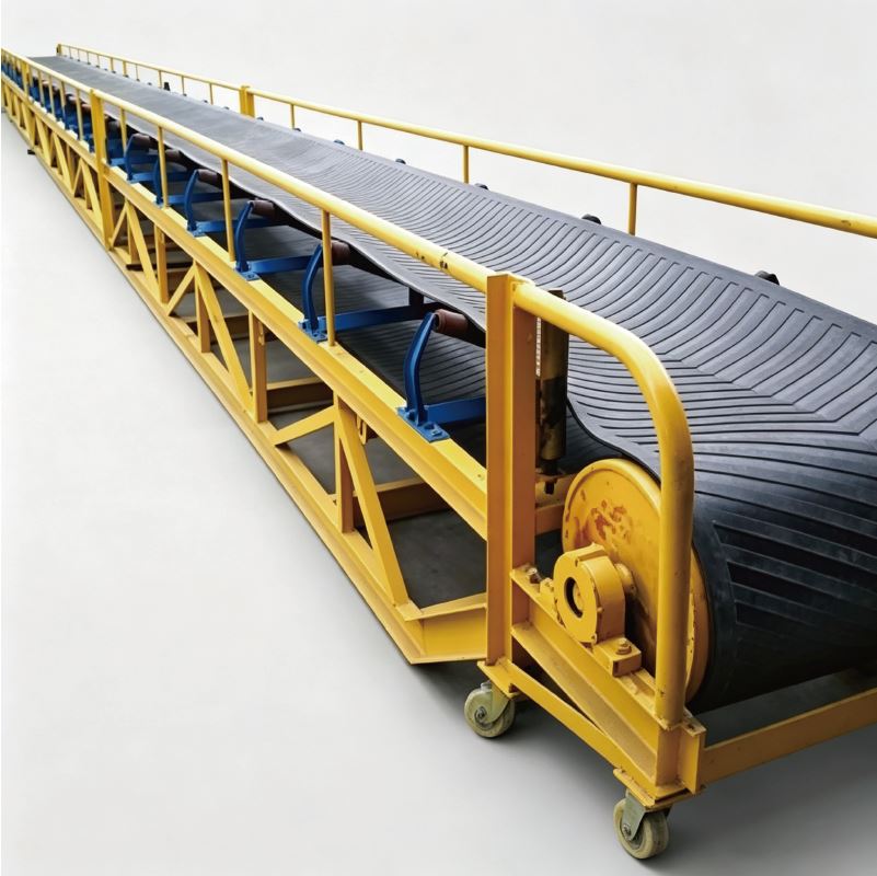 Skirt Baffle Feeding Belt Machine